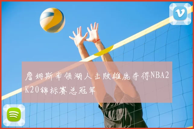 詹姆斯率领湖人击败雄鹿夺得NBA2K20锦标赛总冠军
